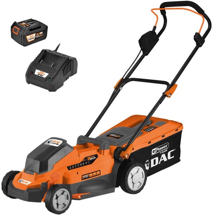 Masina de tuns gazon pe acumulator DAC 3324e {contine acumulator+incarcator}