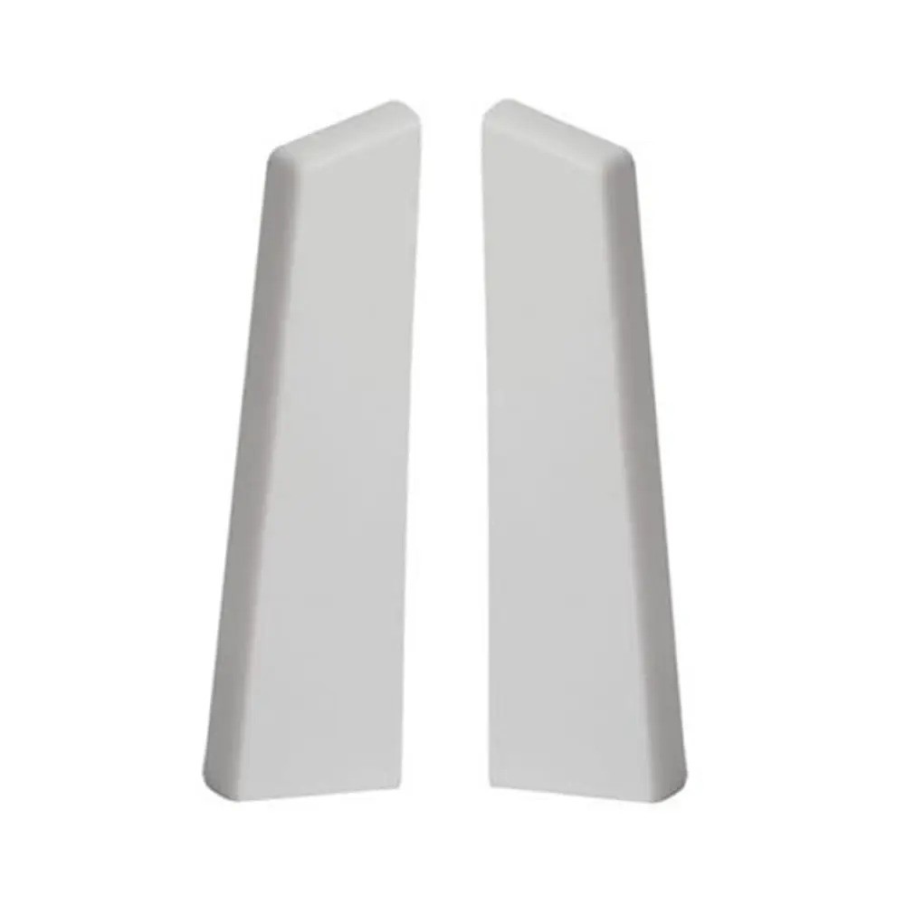 Capăt PVC plintă stânga+dreapta, NG 80 alb, 2 buc/set