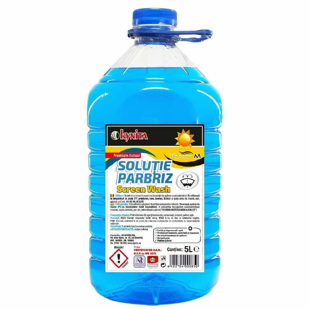 Lichid vară Bubble Gum pentru spălat parbrizul 5 l