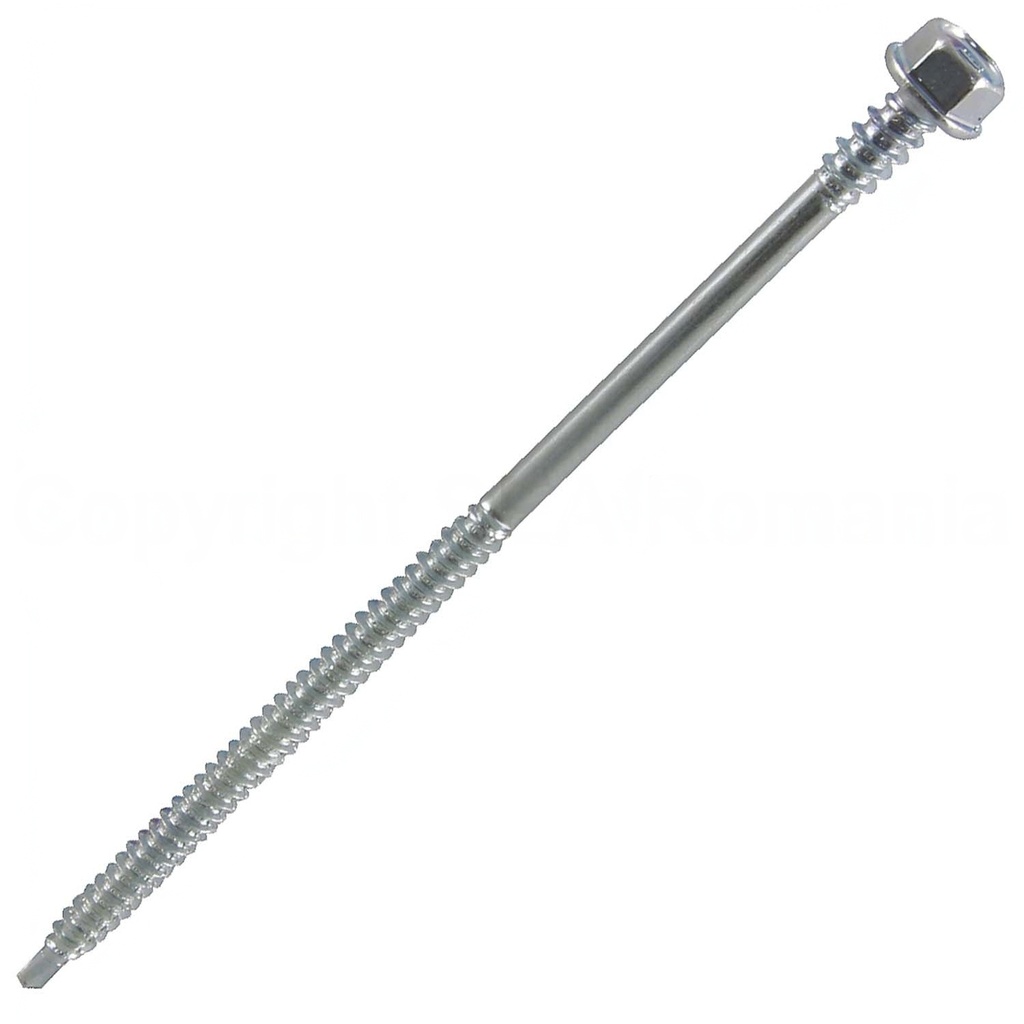 Surub SDS hexagonal 1.5 - 4mm pentru panouri 5.5/4.8x100 mm SW8, zincat - 100 buc/cutie