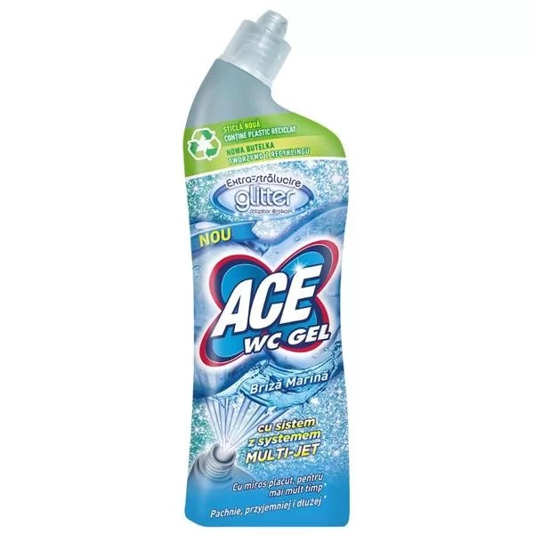 Gel decalcifiant ACE WC Glitter, Briza Marina, 700 ml