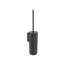 Suport cu perie WC, montat pe perete, Sonata, matt black