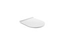 Capac WC ROCA slim cu închidere lentă, 441x360x87 mm, alb, cod A801C4200U