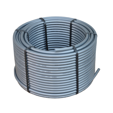Ţeavă gri PE-Xa cu barieră de oxigen, ∅16x2,2 mm, colac 100 m