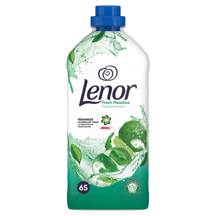 Balsam de rufe LENOR Fresh Meadow, 65 spalari, 1.625 l
