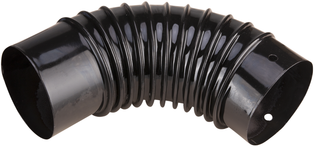 Cot burlan emailat negru, 90 gr ø 120 mm