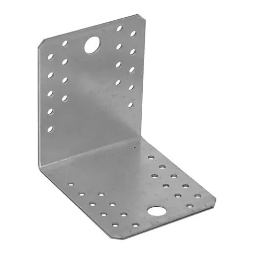 Colțar/vinclu din oțel zincat perforat, 105x105x90x2.5 mm