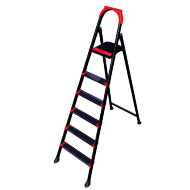 Scară metal Rodex, 5+1 pași