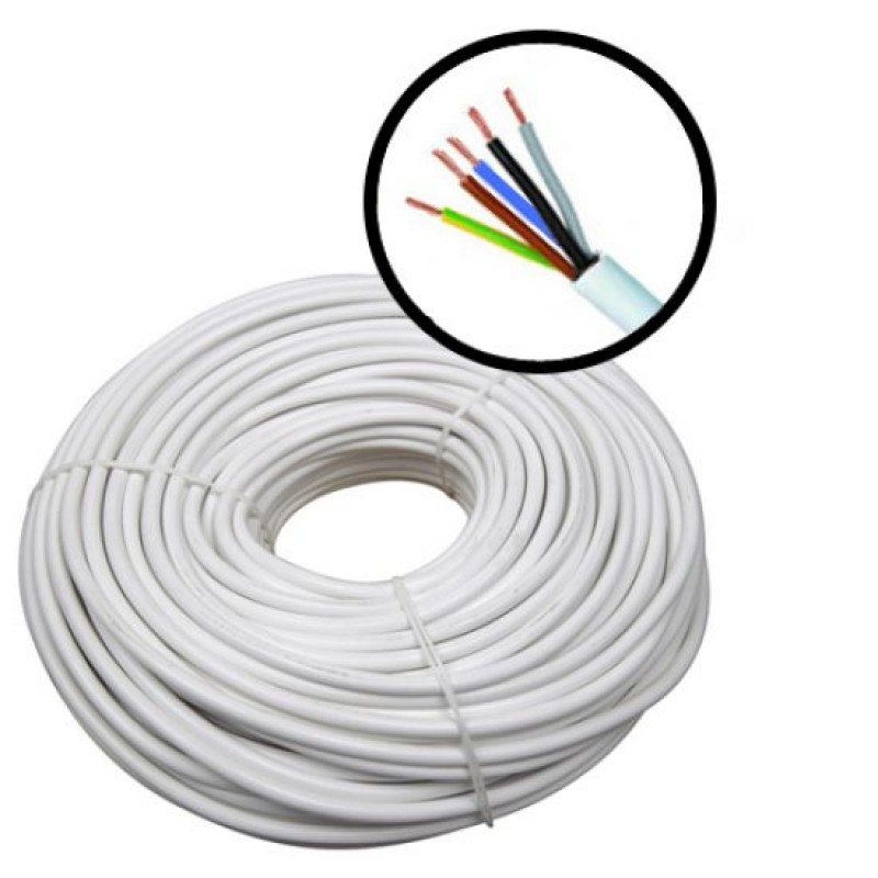 Cablu electric MYYM /H05VV-F, 5x1 mmp, izolatie PVC