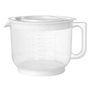 Cană gradată cu capac transparentă, 2 l