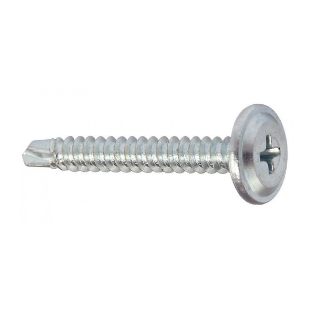 Șurub zincat autoforant 4.2x32 cu cap PH2 plat, 500 buc