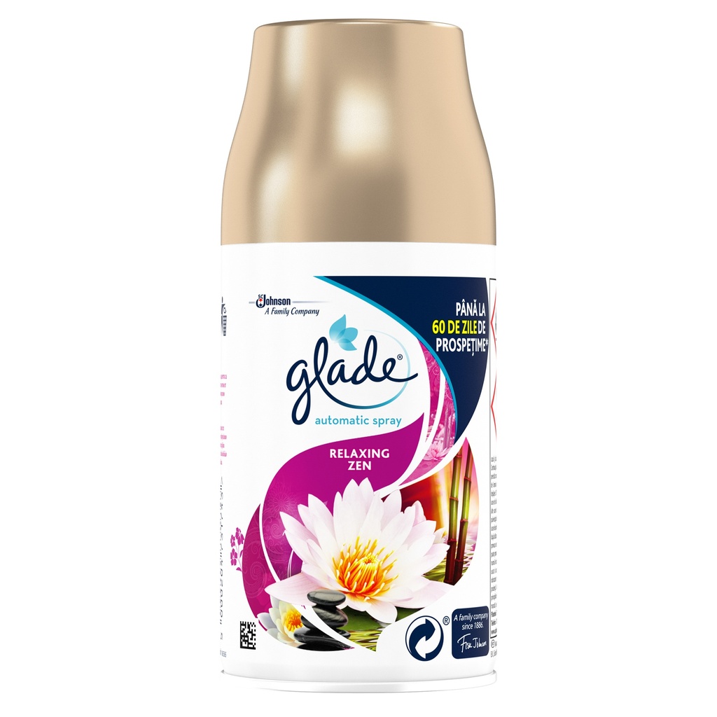 Spray rezerva odorizant de camera Glade automatic relaxing Zen, 269 ml