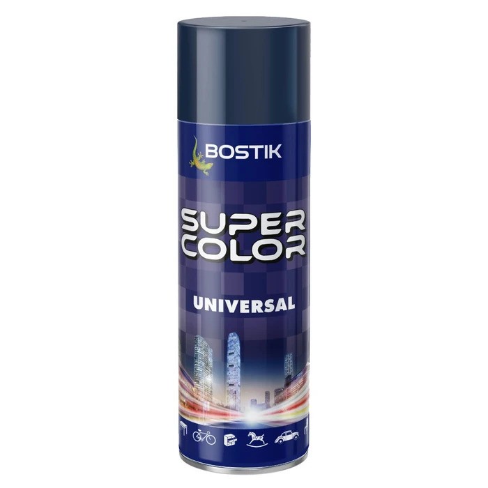 [P006583] Spray vopsea Bostik Color Universal, RAL 7016 gri antracit interior/exterior, 400 ml