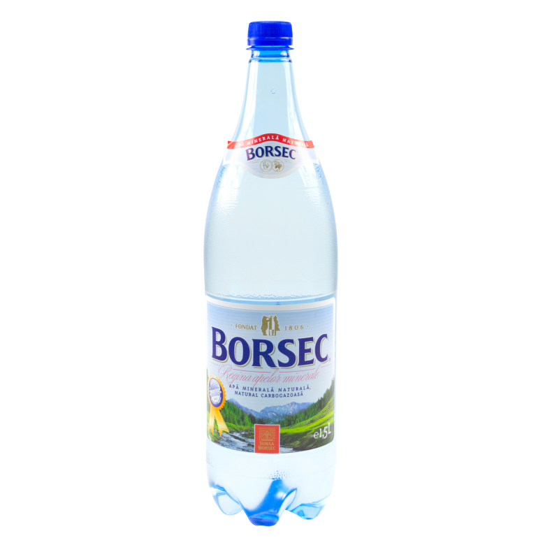 Apa minerală Borsec carbo, 1.5L SGR