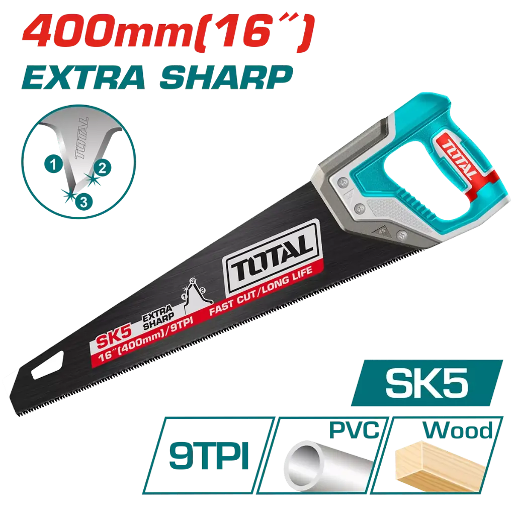 Fierastrau manual pentru lemn THT55168, 400 mm / 16 inch