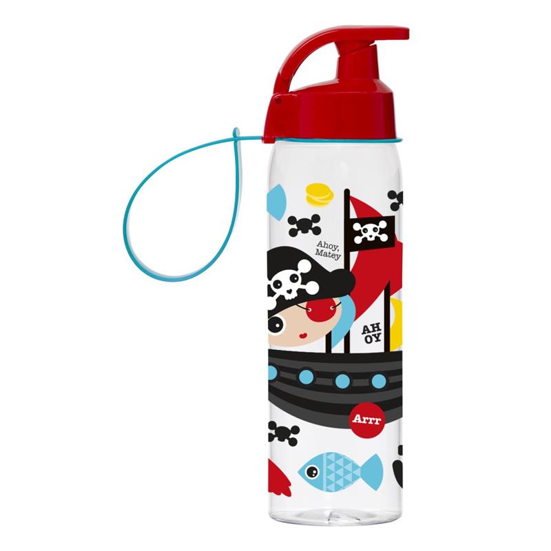 Sticlă sport piraţi cu baretă de prindere, 0.5 l