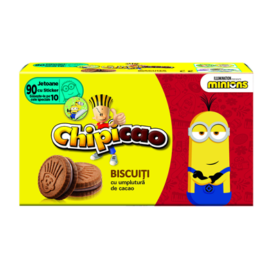 Biscuiti CHIPICAO Hercules cu umplutura de cacao, 50 gr
