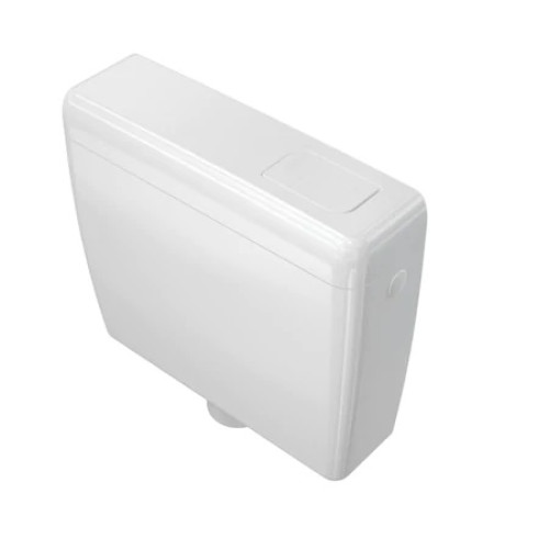 Rezervor WC actionare simpla START/STOP AlcaPLAST A94, montaj la semi-inaltime, alb