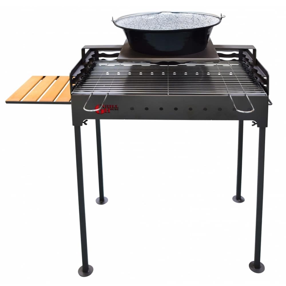 Gratar gradina din otel, FM Grill economic, 67 x 40 CM