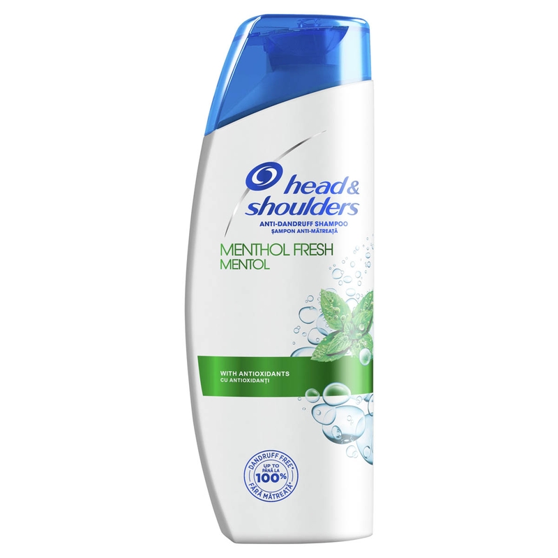 Sampon anti-matreata Head&Shoulders Menthol pentru par gras, 200 ml