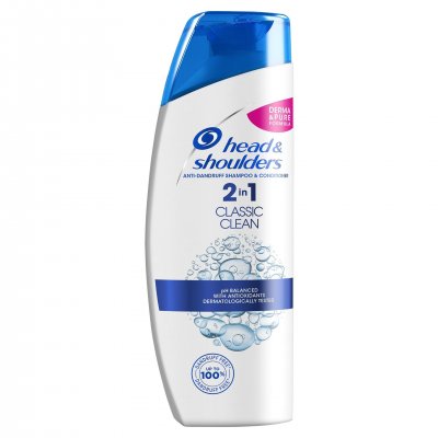Șampon HEAD&SHOULDERS Classic Clean 2in1 cu balsam, 200 ml