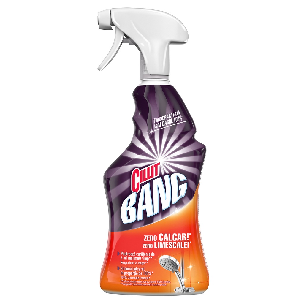 Detergent suprafete Cillit Bang Zero calcar, 750 ml