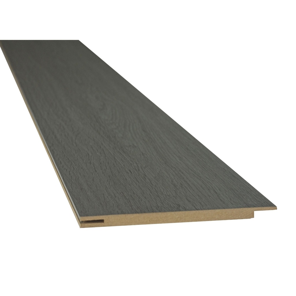 Extensie toc usa, reglabila, MDF, gri antracit, set 3 bucati 120-180 mm