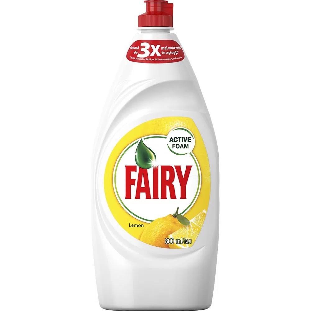 Detergent lichid de vase Fairy, 750 ml, lamaie