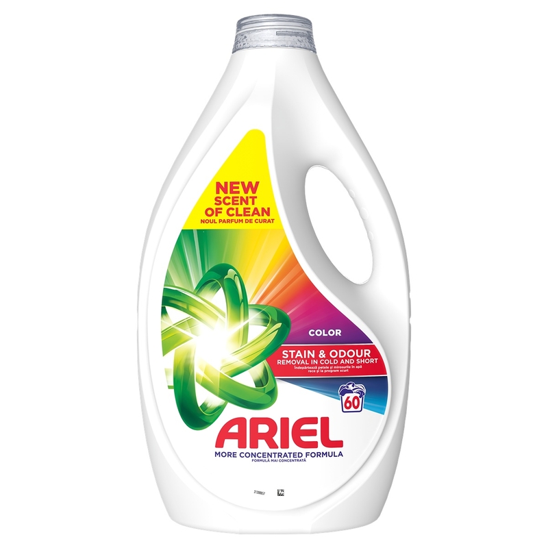 Detergent automat de rufe, ARIEL Color lichid, 60 spalari, 2.7 l