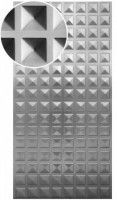 Tablă neagră 26-280 ambutisată romb 1x1000x2000 mm