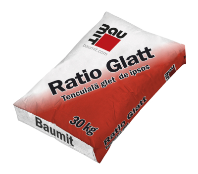 Baumit RatioGlatt tencuială de ipsos pentru prelucrare mecanizată 30 kg/sac