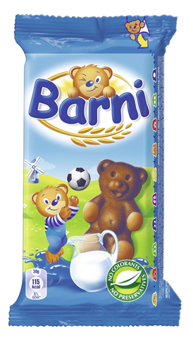 Barni ursuleti cu crema de lapte 30 gr