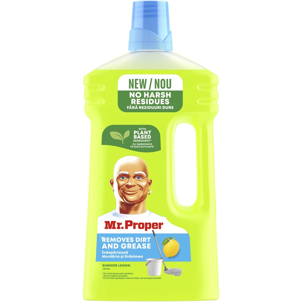 Detergent universal MR. PROPER Lemon pentru suprafete, 1 l