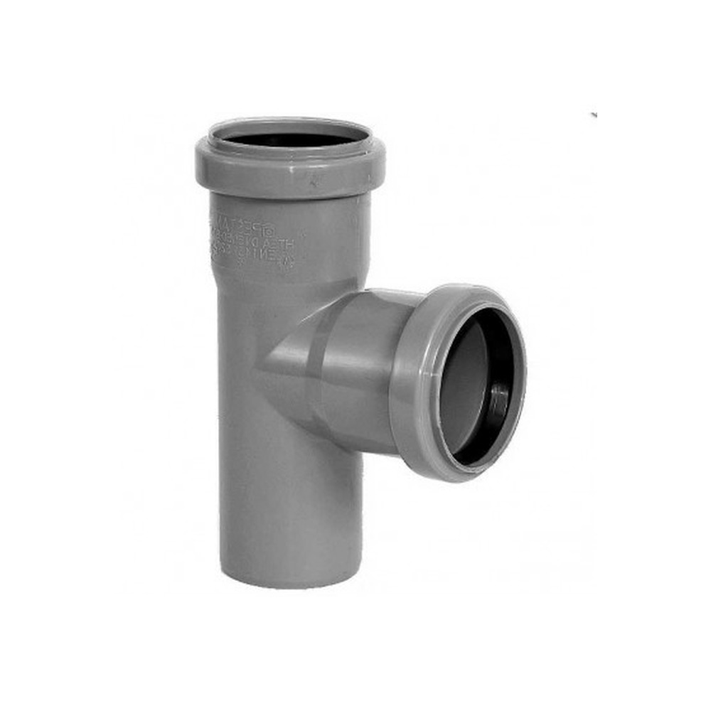 [P003748] Ramificație redusă din polipropilenă 87°, mufă inel Ø50/40 mm