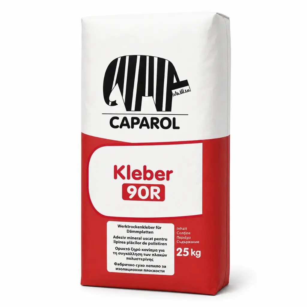 Adeziv mineral uscat polistiren expandat Caparol Kleber 90R, exterior, 25 kg
