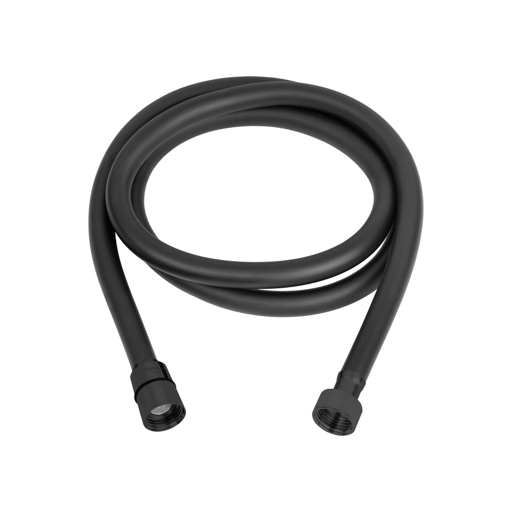 Furtun de duș DARK negru antitorsiune, 1,50 ml