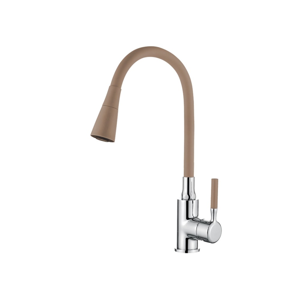 Baterie pentru chiuveta Invena Hula, bej-crom