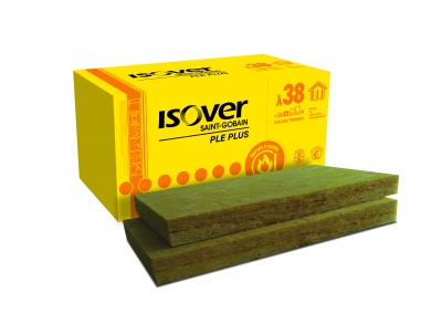 Vată minerală bazaltică Isover PLE-PLUS 100x600x1000 mm, 3,60 mp