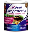 Lac protector Kober lazură subțire 2 în 1 palisandru, 2.5 l
