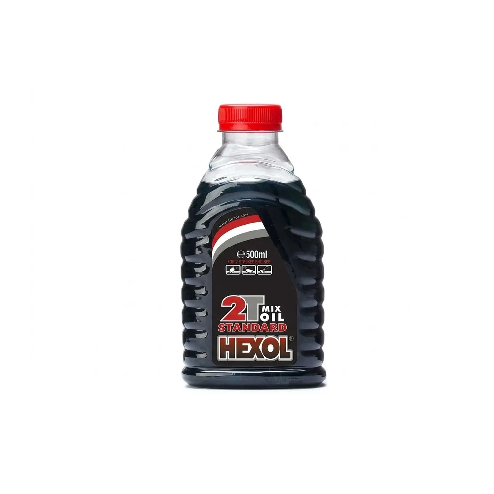[P006560] Ulei amestec HEXOL 2T Standard Mix/ECO 2T, roşu, 0.5 l