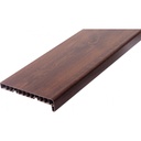 Glaf nuc interior PVC SunnyPlast pentru fereastră, 300x20x2 cm