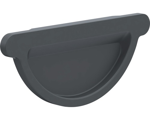 Capac jgheab RAL7016, gri D.125 mm