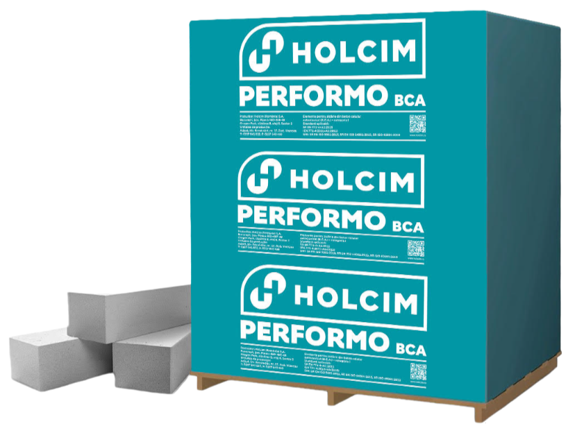 BCA Holcim Performo 65x20x25 cm, 1,95 mc/palet