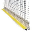 Profil PVC cu plasă și bandă de etanșare fereastră, alb, 6x2500 mm