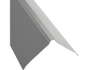 Coamă dreaptă pentru tablă cutată zincată, 0.35x250x2000 mm 