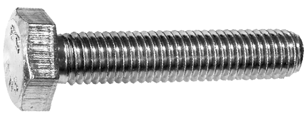 Șurub metric cap hexagonal DIN 933-8.8 oțel zincat M 16x180mm