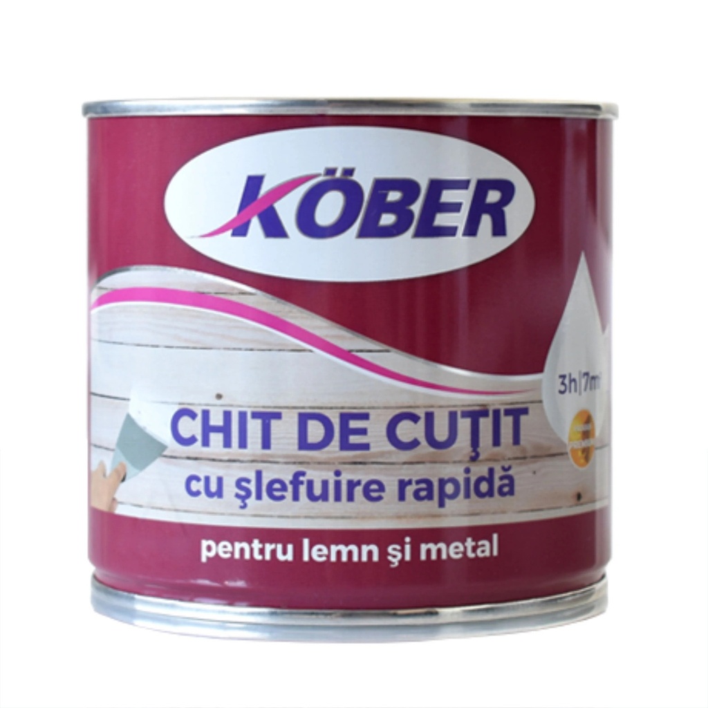 Chit de cuțit pentru lemn și metal Kober, 1 kg