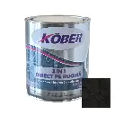 Email anticoroziv cu efect de lovitură de ciocan Kober hammer negru, 0.75 l