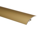 Profil de trecere aluminiu SET S65 auriu, diferență de nivel, montaj șurub ascuns, 4.9x93 cm