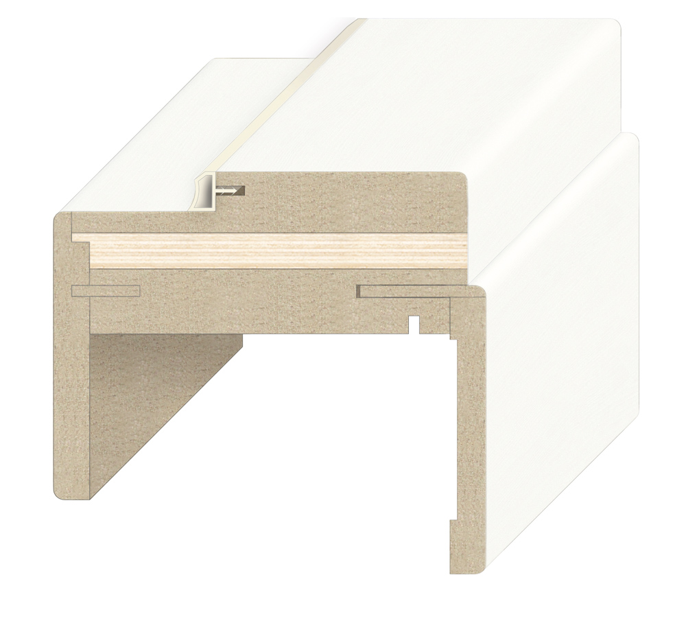 Set toc ECO ТM usi extensibil unghi 45° D.40x700 mm (Alb)